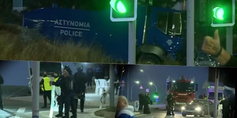 Παρατράγουδα στη Λεμεσό: Τραυματισμός αστυνομικών και χρήση χημικών