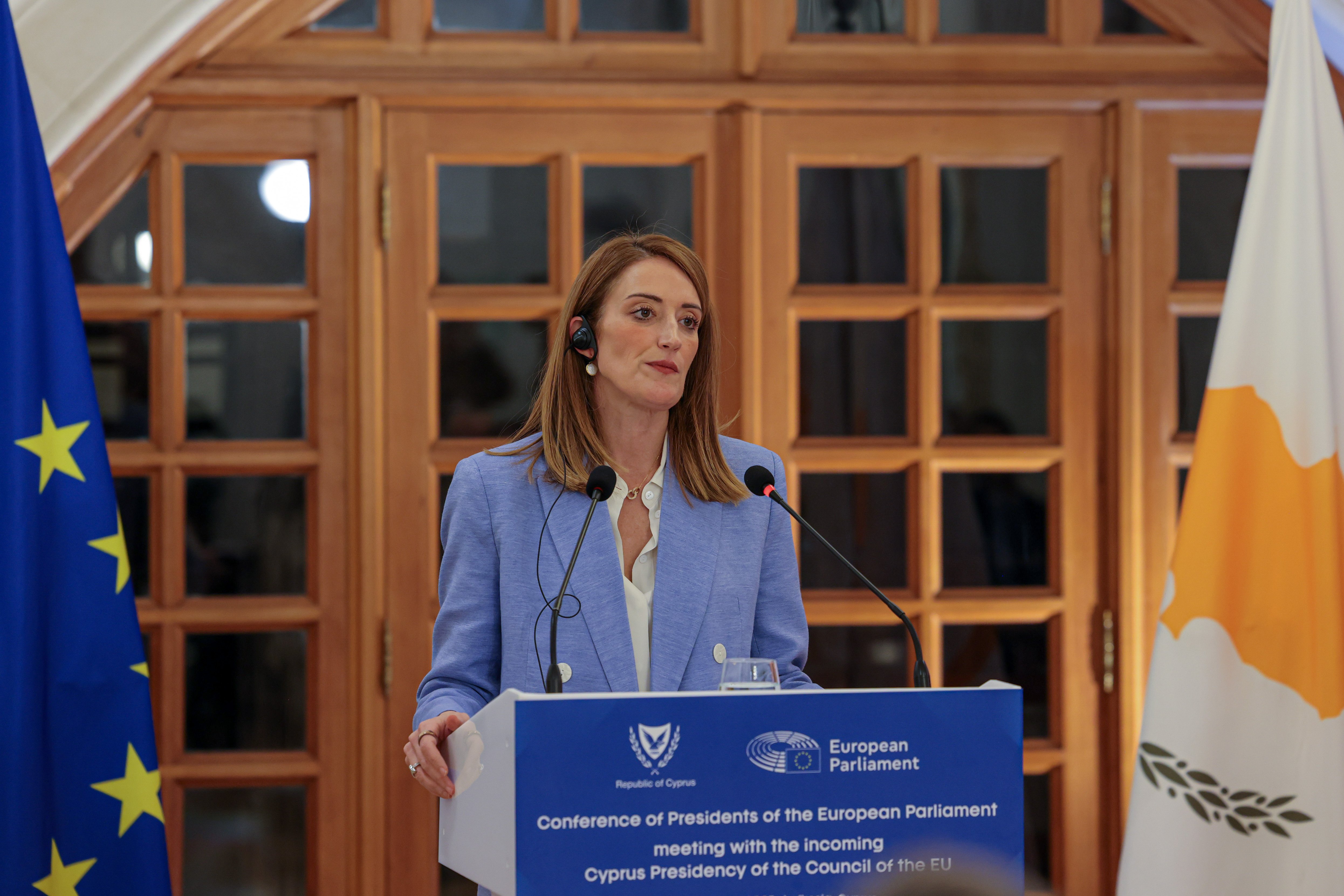 Αννίτα σε Μέτσολα: Ευγνωμοσύνη για το σταθερό ενδιαφέρον στο Κυπριακό