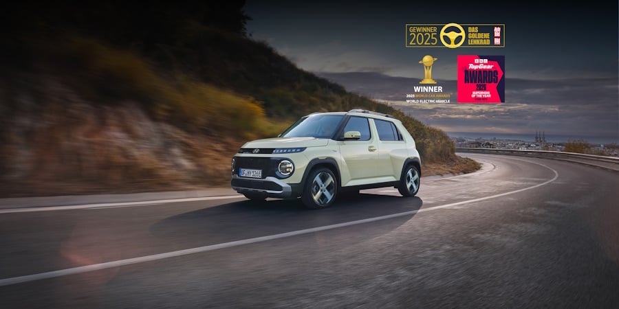Τριπλή παγκόσμια αναγνώριση για το ηλεκτρικό Hyundai Inster!