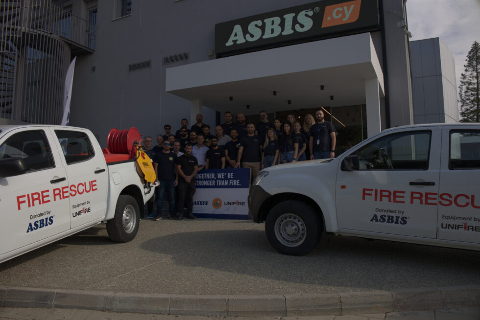 ASBIS Enterprises PLC: Δώρησε 2 φορητές μονάδες πυρόσβεσης στην Kitasweather