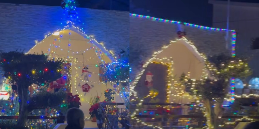 Γιορτινή υπερπαραγωγή στον Στρόβολο: Στόλισε το σπίτι του με 25.000 λαμπάκια