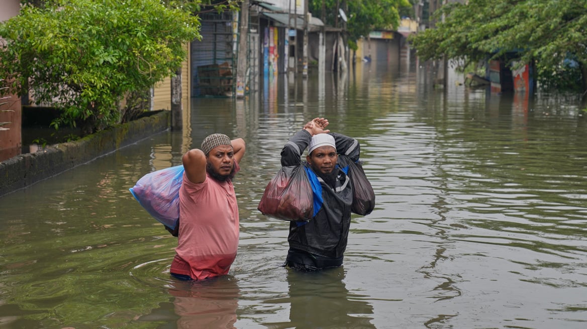 Σρι Λάνκα: Ο απολογισμός από τις πλημμύρες και κατολισθήσεις έφθασε τους 607