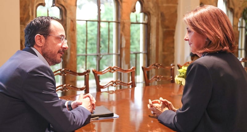 Στο Προεδρικό η Ολγκίν: «Έτοιμος να συζητήσουμε τα επόμενα βήματα» λέει ο ΠτΔ