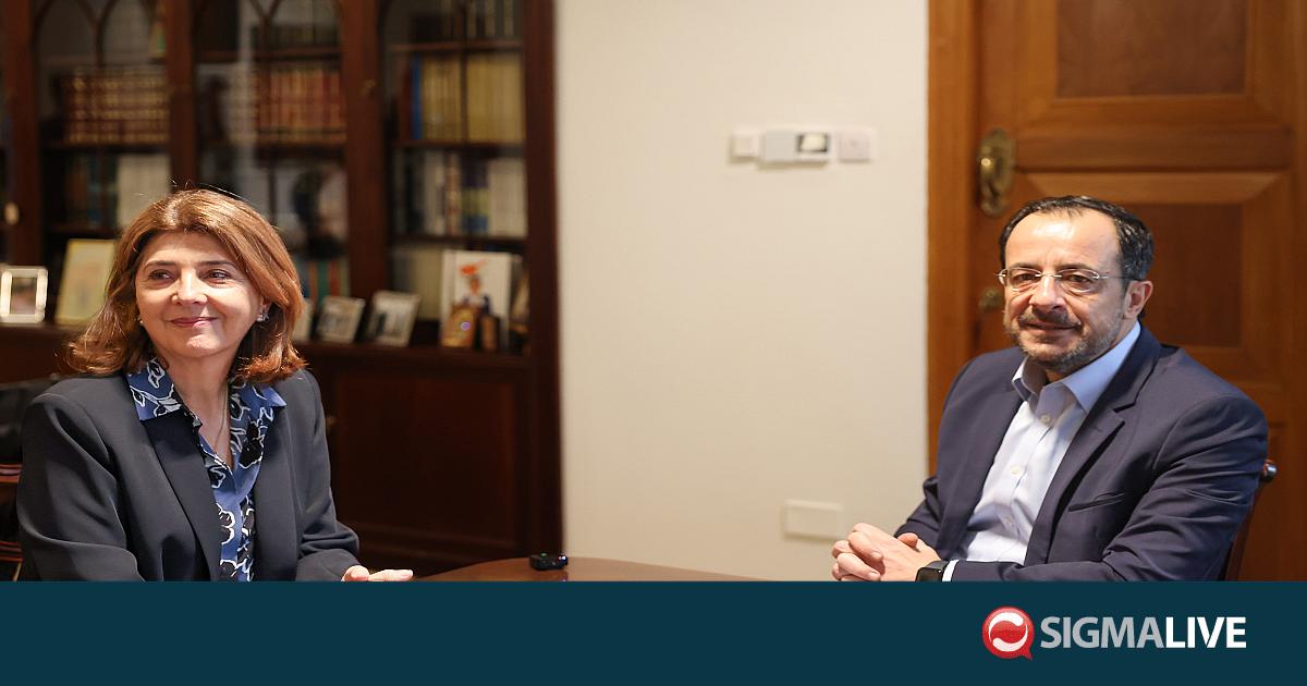 Aισιόδοξη η Ολγκίν μετά τη συνάντηση με ΠτΔ – «Καλό σημάδι η συνάντηση ηγετών»