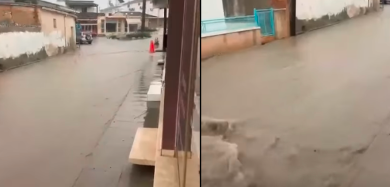 ΒΙΝΤΕΟ: Δρόμοι στην Αθηένου μετατράπηκαν σε ποτάμια μετά τις βροχές