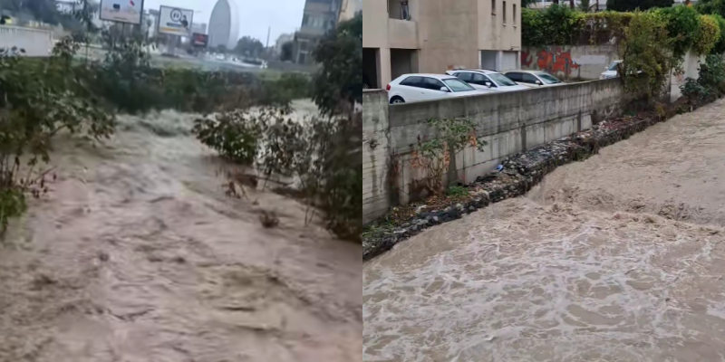 «Ποτάμια» σε Λεμεσό Πάφο έφερε ο Byron - Βροχοπτώσ&eps