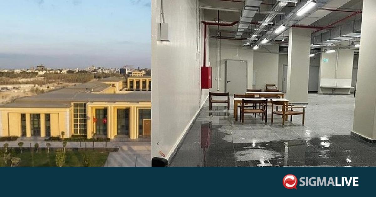 Πλημμύρισε το «παλατάκι» του Ερντογάν στα κατεχόμενα (ΦΩΤΟ)