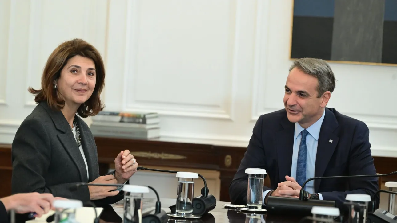 Μητσοτάκης-Ολγκίν: Συζήτησαν την επόμενη άτυπη διευρυμένη για το Κυπριακό