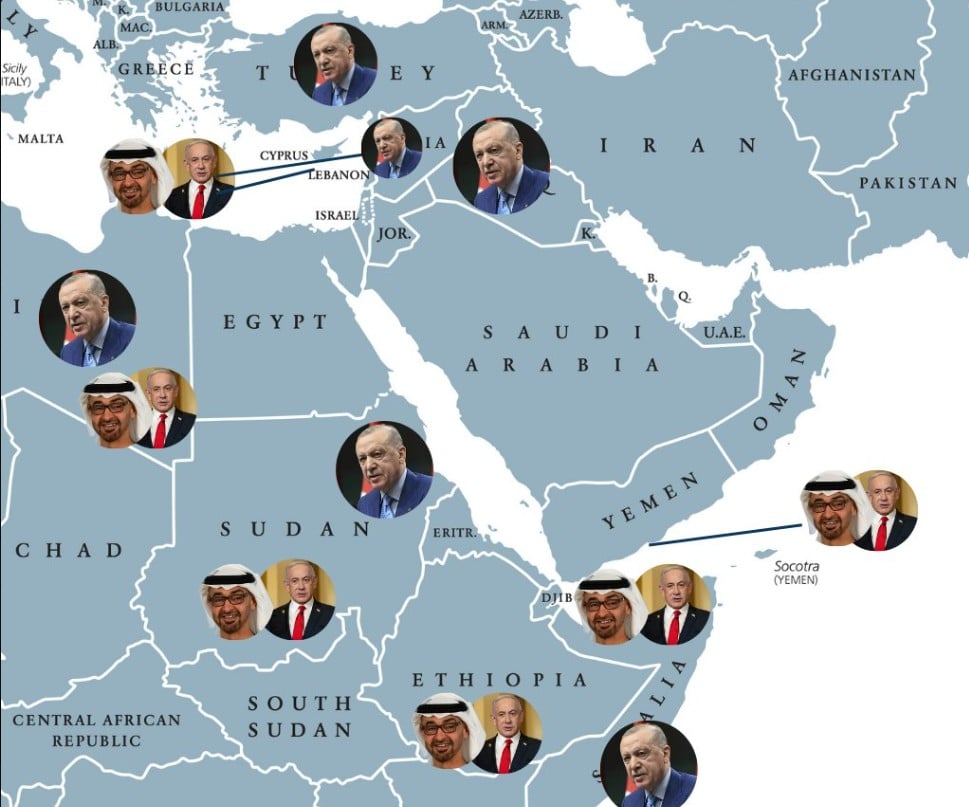 Ισραήλ–ΗΑΕ vs Τουρκία: Ο αθέατος πόλεμος επιρροής που σφραγίζει το 2025