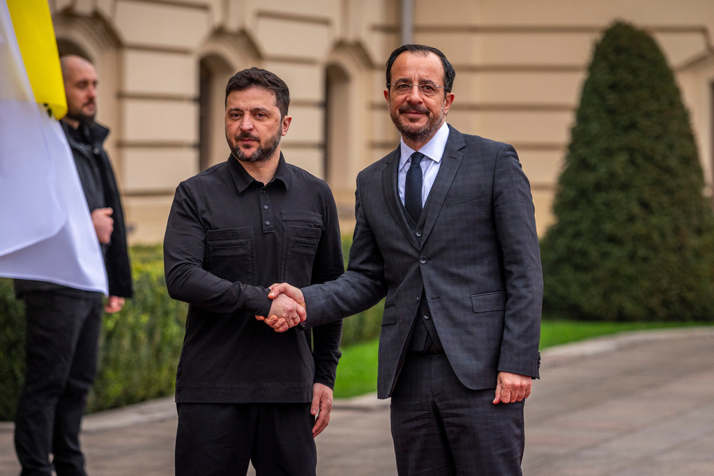 Zelensky and Foreign Officials in Cyprus Ahead of Cypriot Presidency