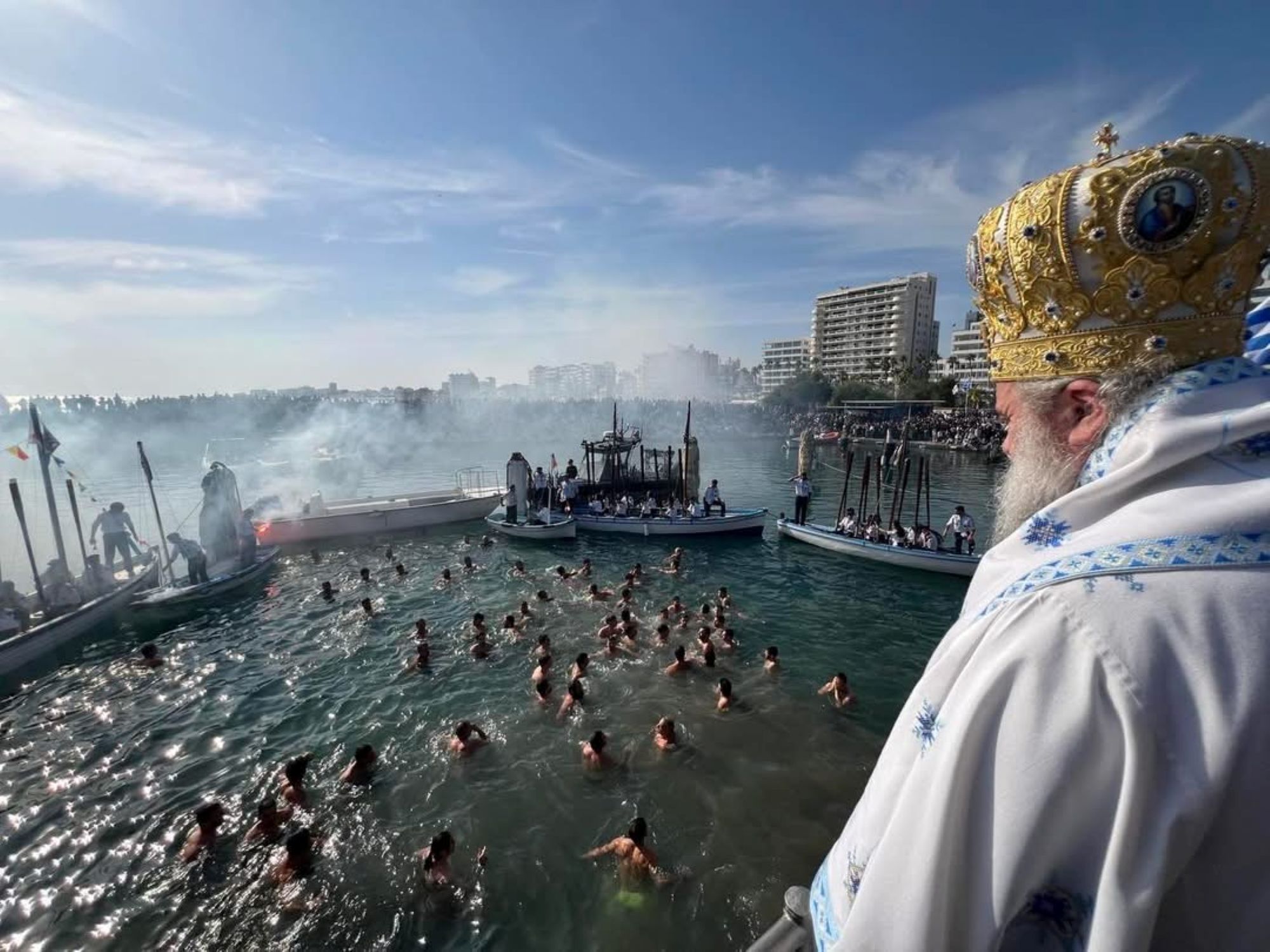 Blessing of the Waters in Larnaca