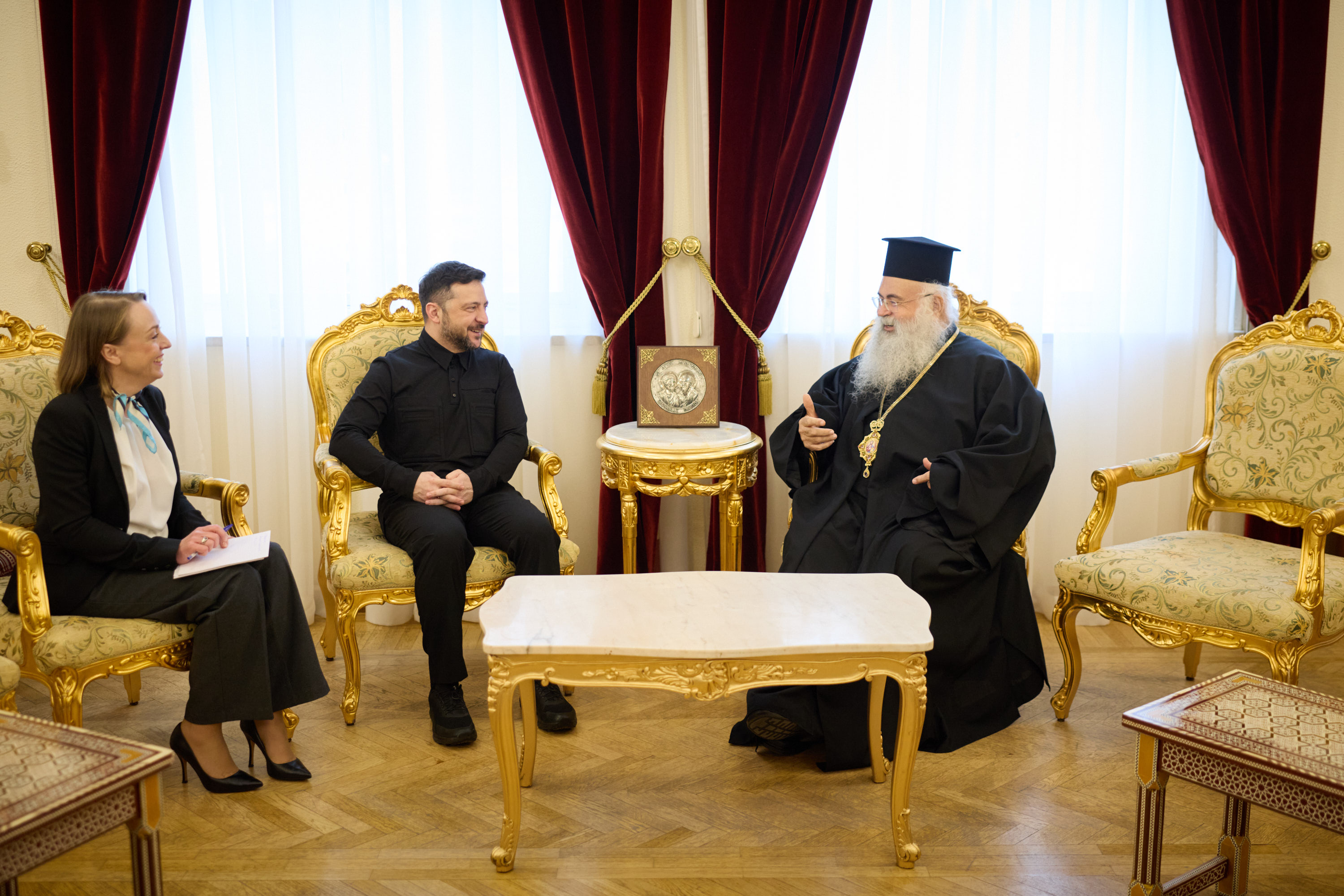 Zelenskyy Seeks Support from Archbishop Georgios of Cyprus