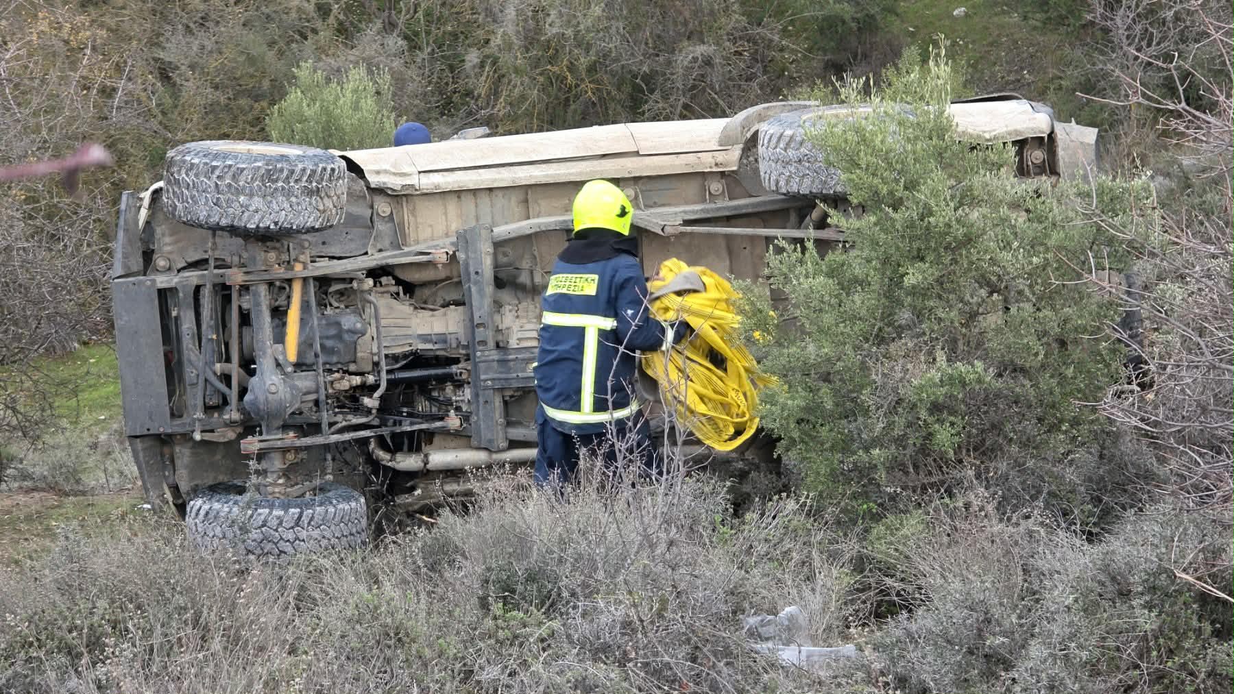 Θανατηφόρο στην Πάφο με θύμα 32χρονο – Το όχημά του έπεσε σε χαράδρα