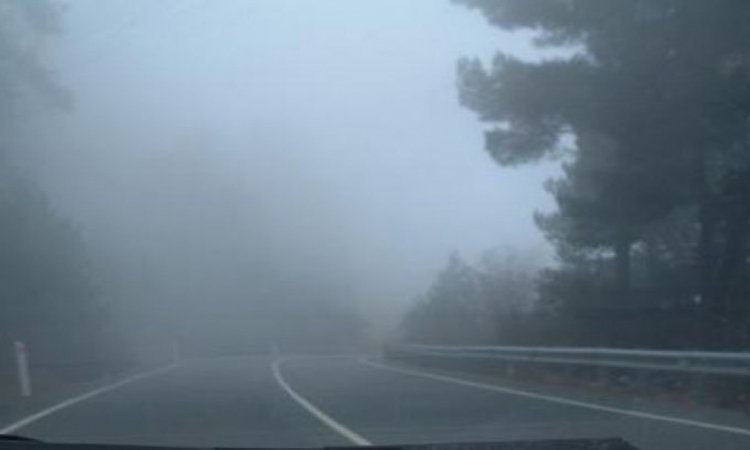 Dense Fog in Troodos Area: Drivers Urged to Exercise Caution