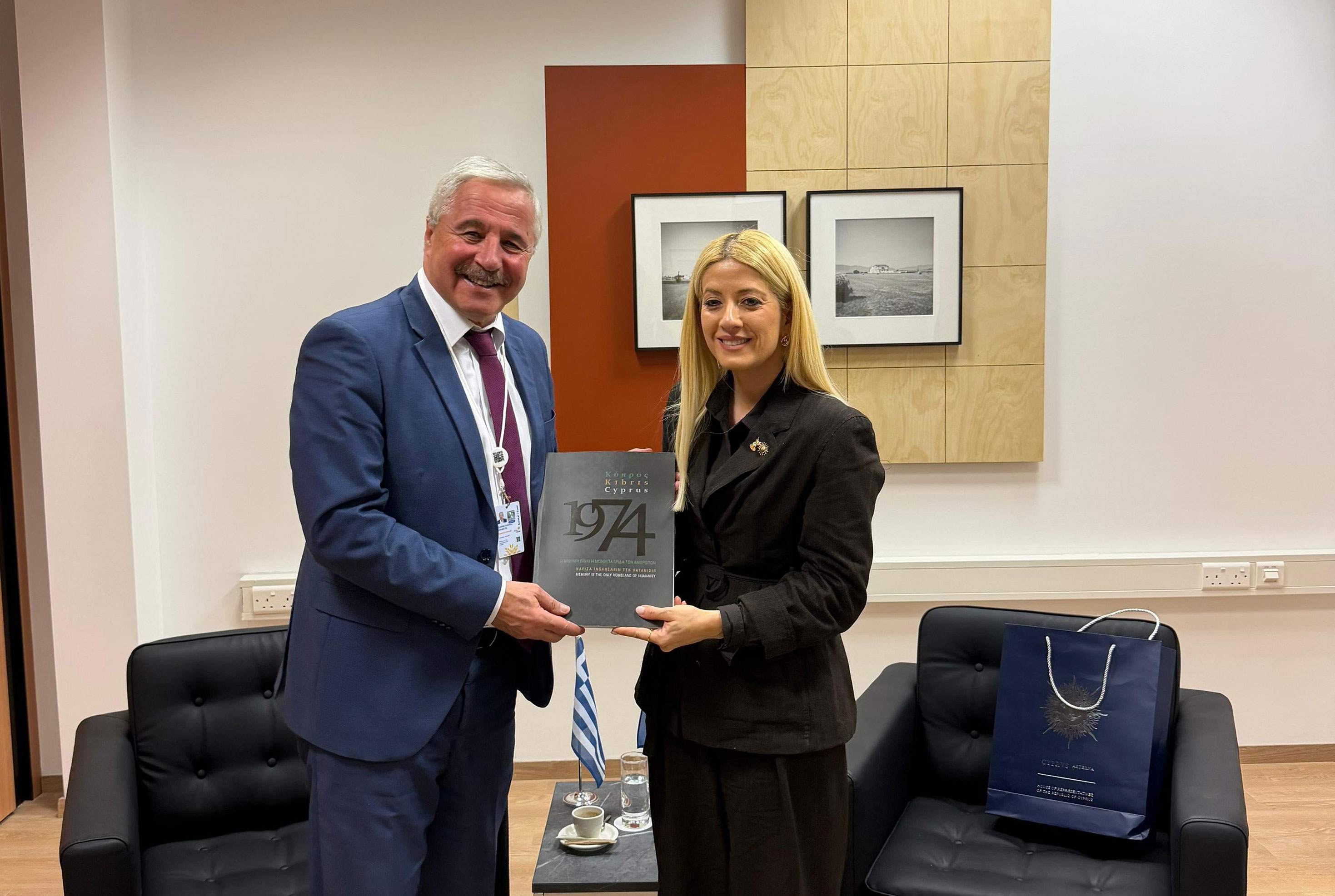Συνάντηση ΠτΒ με Ευρωβουλευτή Μανιάτη: Η Κύπρος ως γέφυρα διαλόγου