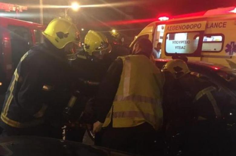 Πάφος: Δύο άτομα στο νοσοκομείο μετά από σοβαρό τροχαίο στην Κάτω Πάφο