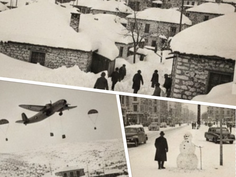 Ιστορικοί χιονιάδες στην Κύπρο: Χιονάνθρωποι Λευκωσία και αποκλεισμένα χωριά