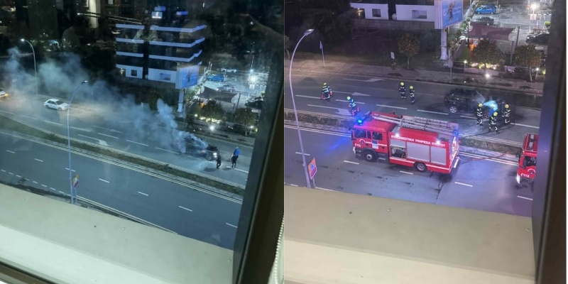 ΦΩΤΟ: Στις φλόγες όχημα στη Λευκωσία - Εκτεταμένες ζημιές