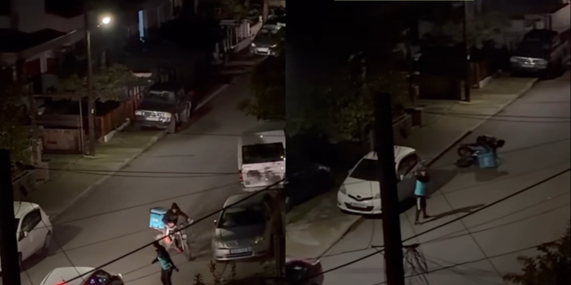 ΒΙΝΤΕΟ: Η στιγμή που κλέβει ποδήλατο ντελιβερά στη Λεμεσό αλλά... σωριάζεται