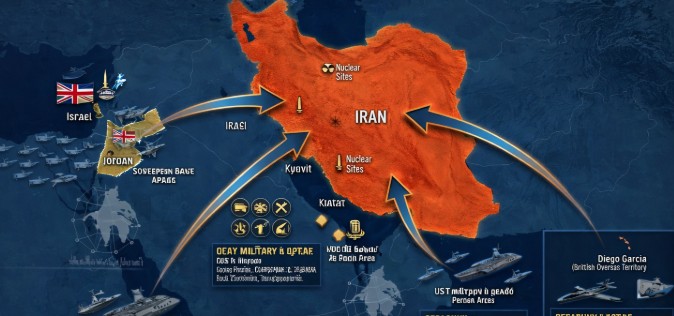 Τι δείχνει ο χάρτης στρατιωτικής περικύκλωσης του Ιράν - Ο ρόλος της Κύπρου