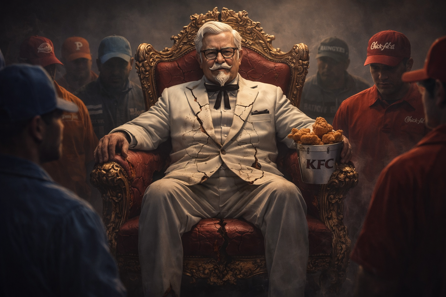 Βρετανία: Τρίζει ο θρόνος του KFC από «μνηστήρες» των fried chicken shops;