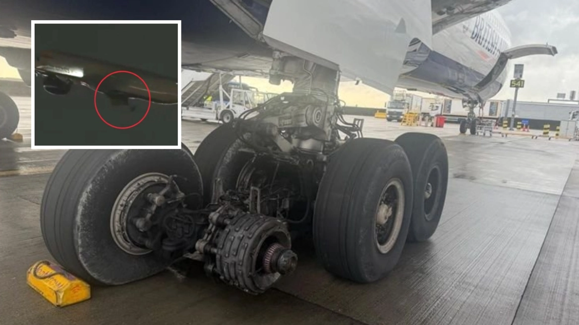 Αναστάτωση στον αέρα: Έπεσε τροχός από αεροσκάφος της British Airways (VID)