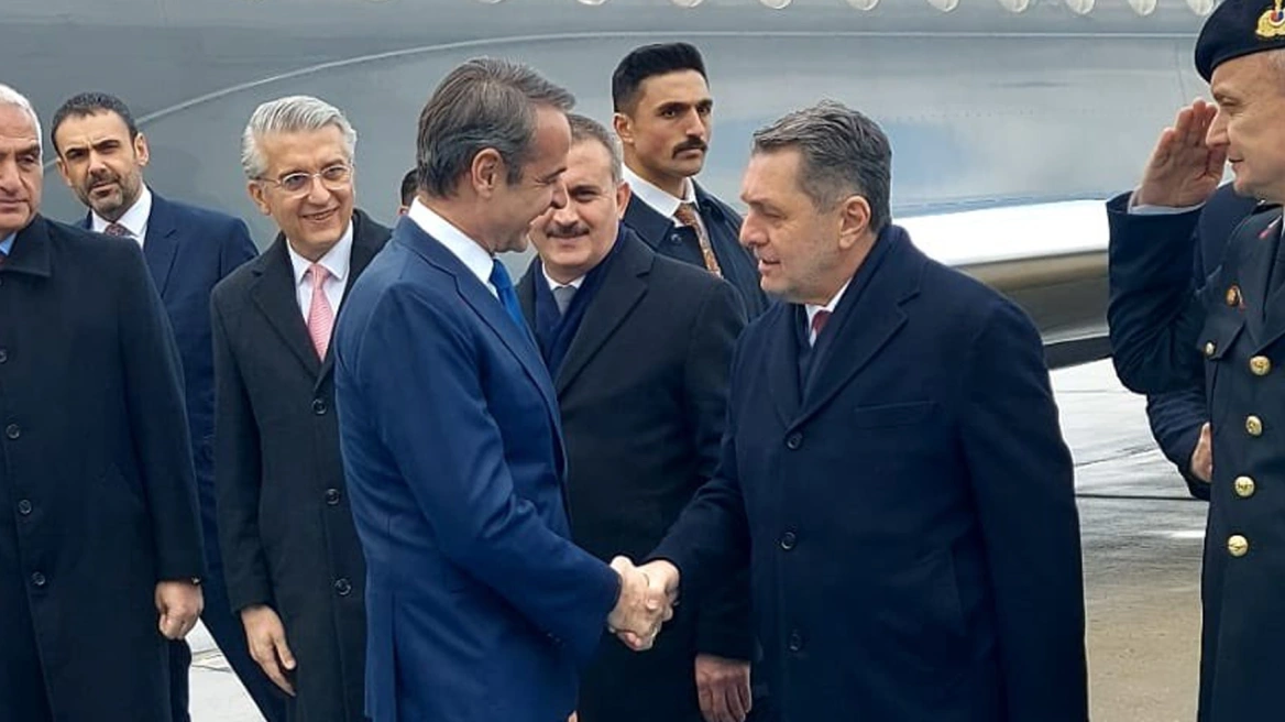 Στην Άγκυρα ο Κυριάκος Μητσοτάκης - Σε λίγο η συνάντηση με Ερντογάν (ΦΩΤΟ)