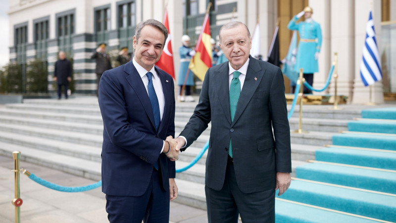 Ξεκίνησε στην Άγκυρα η συνάντηση Μητσοτάκη – Ερντογάν