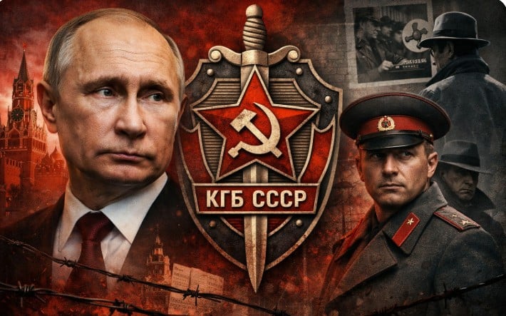 &Pi;ώ&sigmaf; &tau;&omicron; &laquo;&kappa;&rho;ά&tau;&omicron;&sigmaf;&raquo; &tau;&eta;&sigmaf; KGB &zeta;&epsilon;&iota; &kappa;&alpha;&iota; &beta;&alpha;&sigma;&iota;&lambda;&epsilon;ύ&epsilon;&iota; &sigma;&tau;&eta; &Rho;&omega;&sigma;ί&alpha; &tau;&omicron;&upsilon; &Pi;&omicron;ύ&tau;&iota;&nu;