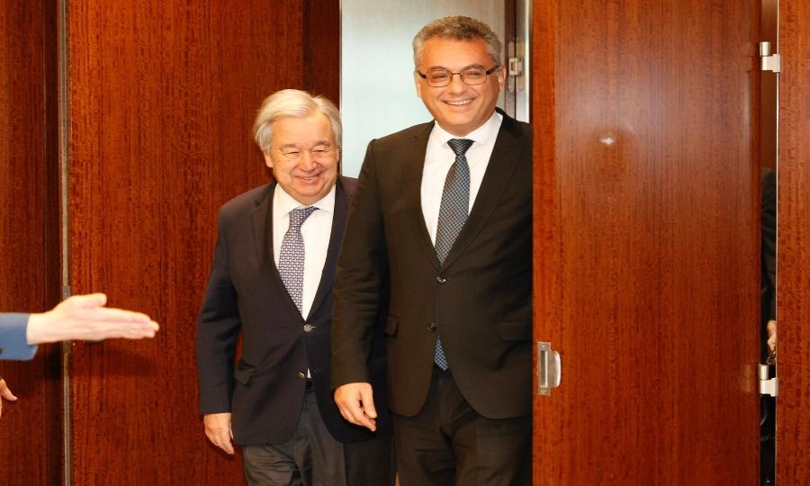 Τ/κ Τύπος: Θετική αποτίμηση της συνάντησης Έρχιουρμαν – Γκουτέρες