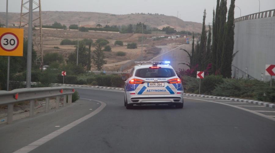 Οδική σύγκρουση στον αυτ/δρομο Λεμεσού–Λευκωσίας πριν το Τσέρι: Κλειστή λωρίδα