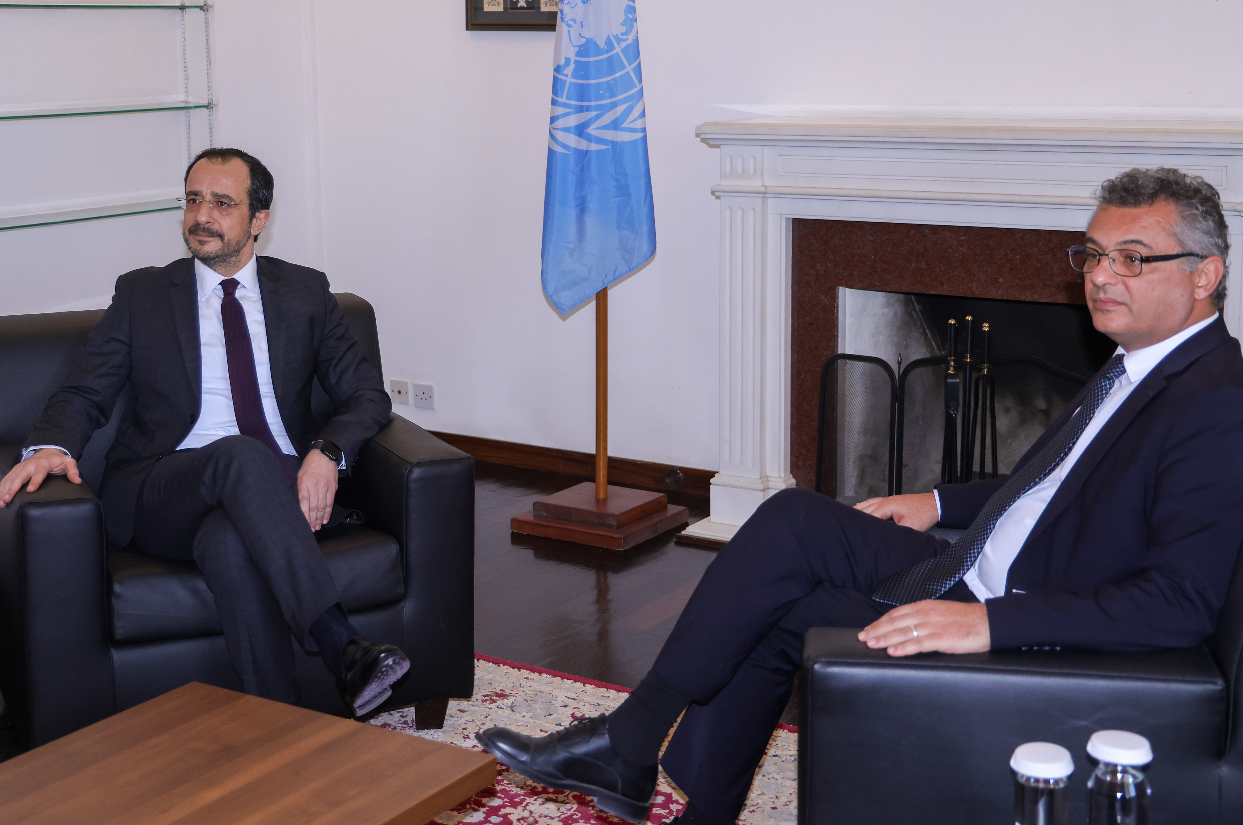 Ολοκληρώθηκε η συνάντηση Χριστοδουλίδη - Έρχιουρμαν