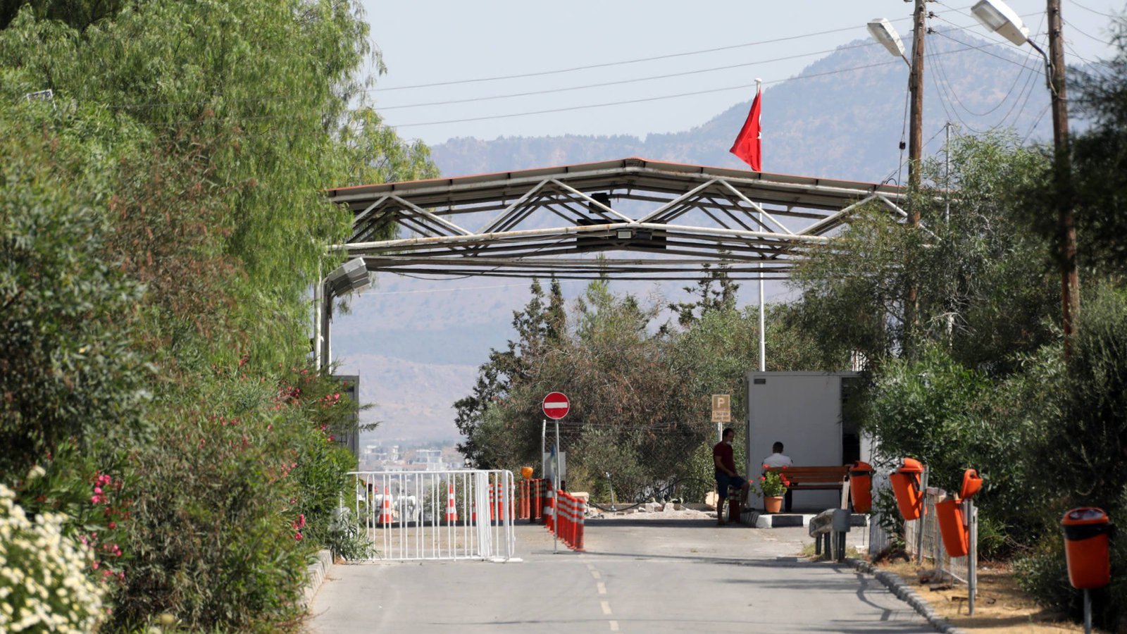 Occupied Territories: Vehicles Crossing from Free Areas are Disinfected