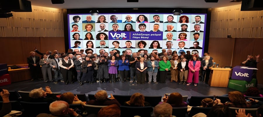 Volt Presented its Candidates for the Parliamentary Elections
