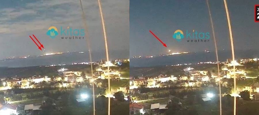Drone Attack: Cameras Captured Hovering Objects over Akrotiri (PIC)