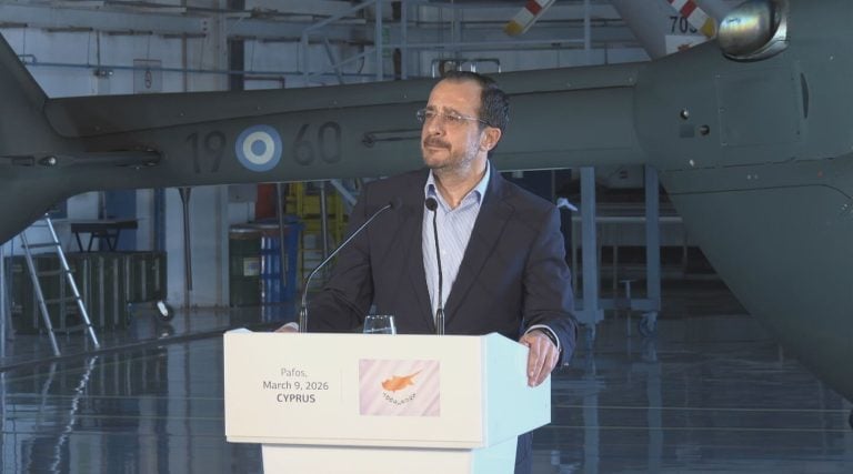 President of Cyprus to Macron-Mitsotakis: "Your presence sends a strong message of support"