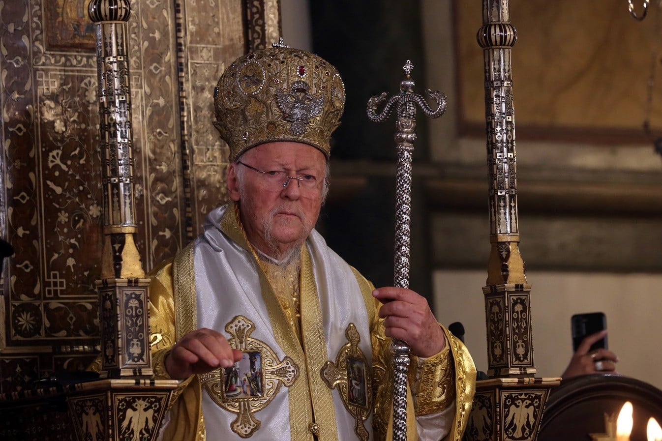 &Tau;&omicron;ύ&rho;&kappa;&omicron;&sigmaf; &alpha;&xi;&iota;&omega;&mu;&alpha;&tau;&omicron;ύ&chi;&omicron;&sigmaf; &mu;&eta;&nu;ύ&epsilon;&iota; &tau;&omicron; &Omicron;&iota;&kappa;&omicron;&upsilon;&mu;&epsilon;&nu;&iota;&kappa;ό &Pi;&alpha;&tau;&rho;&iota;&alpha;&rho;&chi;&epsilon;ί&omicron; &kappa;&alpha;&iota; &Beta;&alpha;&rho;&theta;&omicron;&lambda;&omicron;&mu;&alpha;ί&omicron;