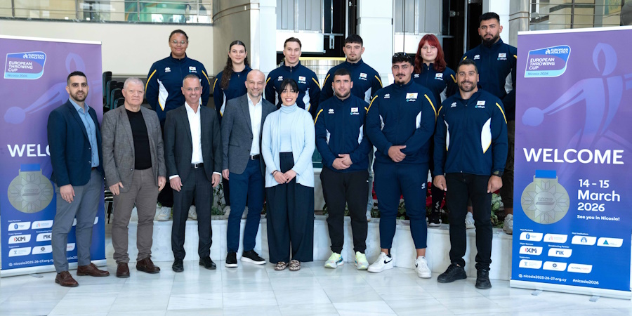 300 αθλητές από 35 χώρες στη Λευκωσία για το Ευρωπαϊκό Κύπελλο Ρίψεων
