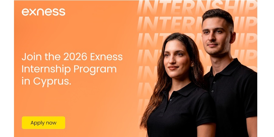 Τα Exness Internships επιστρέφουν για το 2026