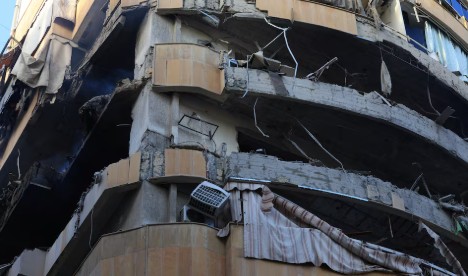 Israel Strikes Beirut, Buildings Collapse