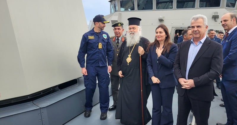 Στη φρεγάτα «Κίμων» με Αρχιεπίσκοπο ο Φυτιρής - «Ευγνωμοσύνη ως Έλλην Κύπριος»