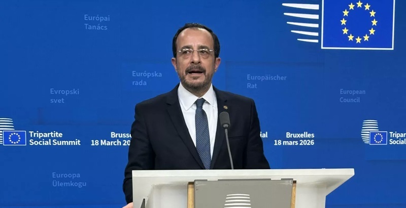 President Raises Issue of British Bases at European Council