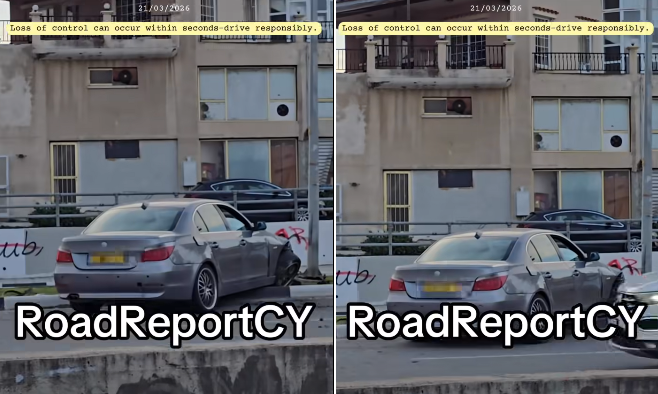 Larnaca: 32-Year-Old and Two Children Crash into Pole