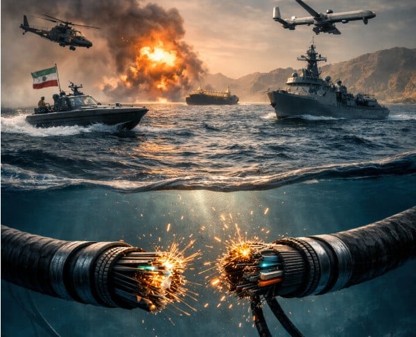 Μπορεί το Ιράν να «κόψει» το παγκόσμιο ίντερνετ με τα καλώδια στο Ορμούζ;