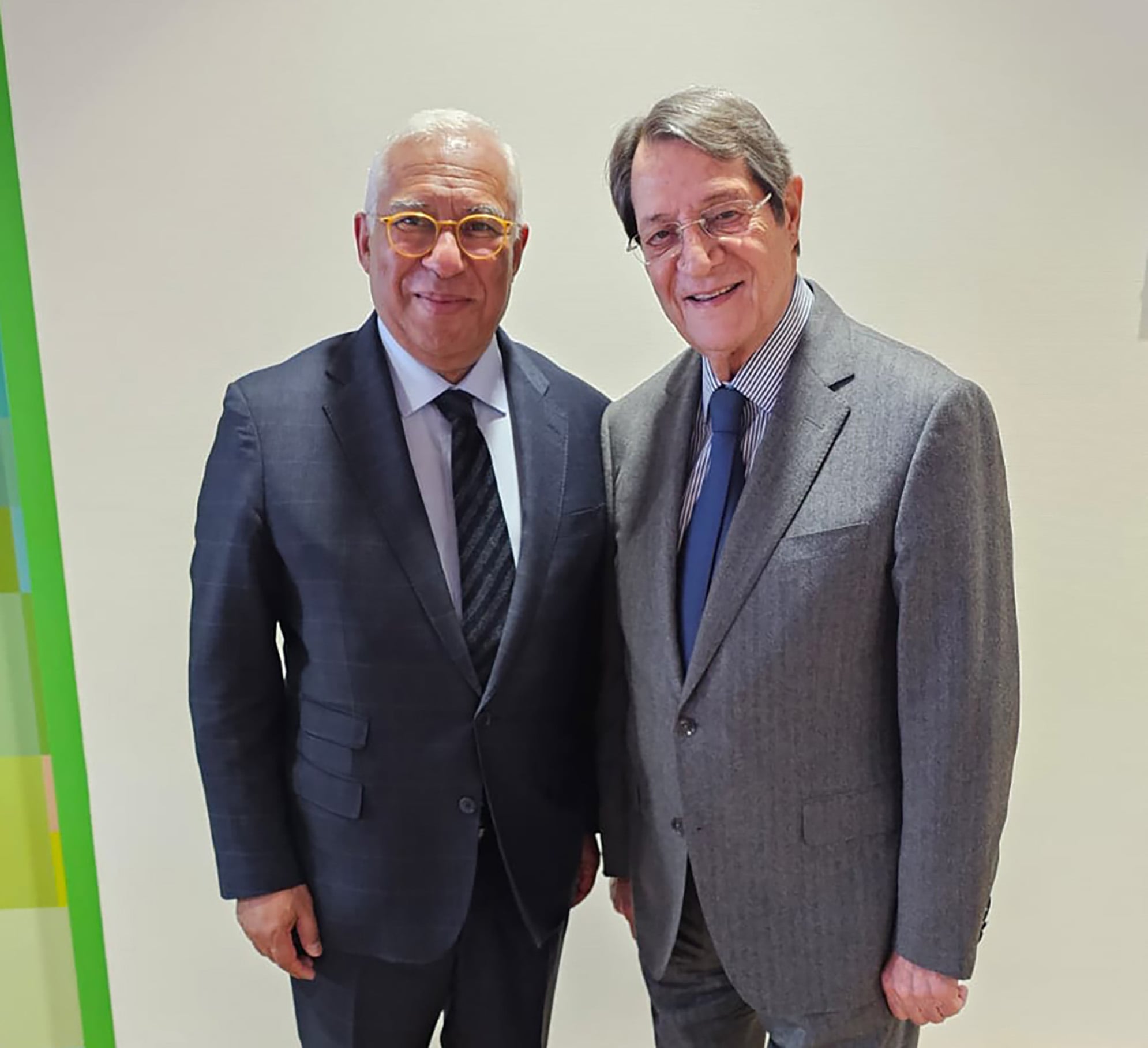 Αναστασιάδης: Συναντήθηκε με Κόστα για Μέση Ανατολή, Κυπριακό και ρόλο της ΕΕ