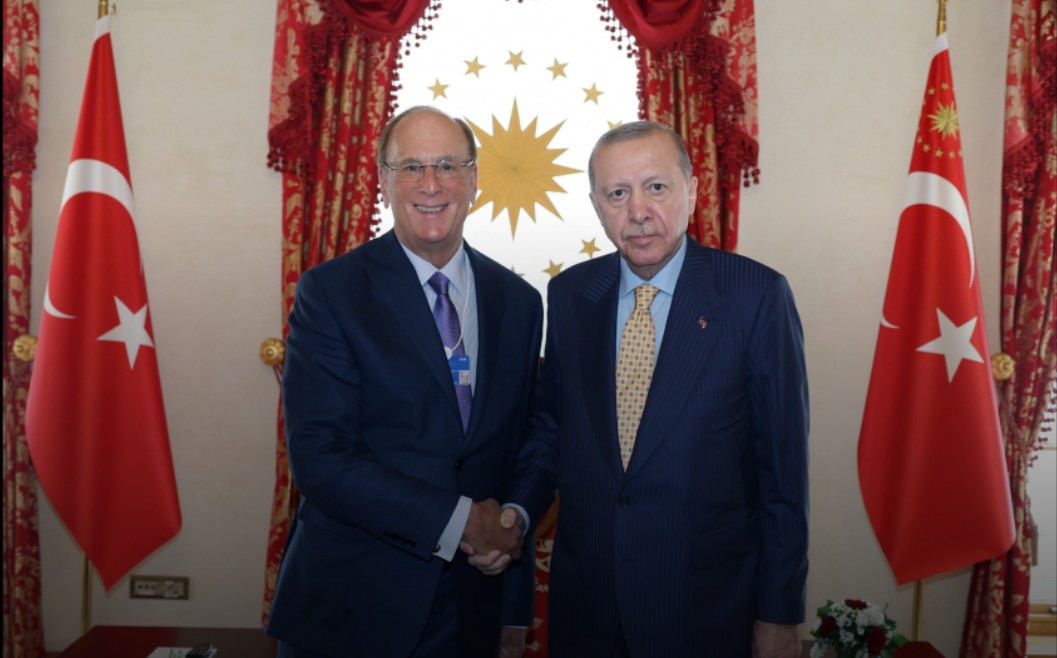 «Κεκλεισμένων των θυρών» συνάντηση Ερντογάν με τον CEO της BlackRock