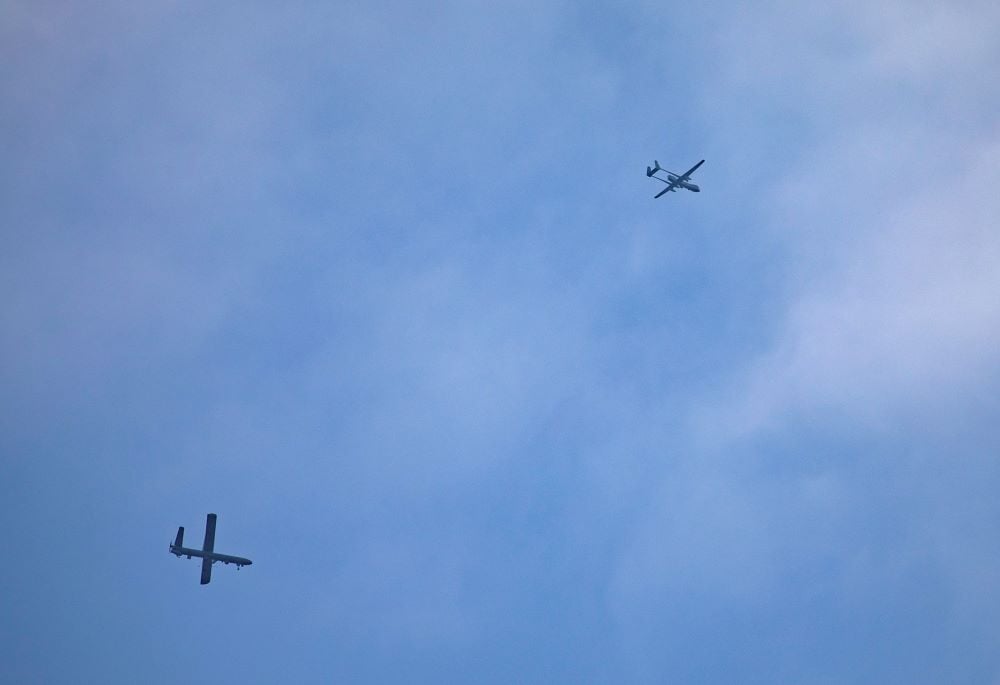 &Iota;&rho;ά&kappa;: &Delta;ύ&omicron; drones έ&pi;&lambda;&eta;&xi;&alpha;&nu; &tau;&omicron; &pi;&epsilon;&delta;ί&omicron; &pi;&epsilon;&tau;&rho;&epsilon;&lambda;&alpha;ϊ&kappa;ώ&nu; &gamma;&epsilon;&omega;&tau;&rho;ή&sigma;&epsilon;&omega;&nu; &Beta;ό&rho;&epsilon;&iota;&alpha; &Rho;&omicron;&upsilon;&mu;ά&iota;&lambda;&alpha;