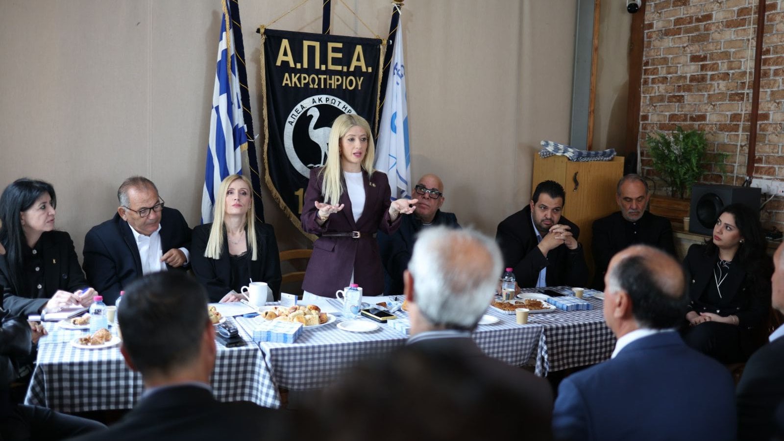 Στο Ακρωτήρι η Αννίτα - Κινήσεις για τις κεραίες και την ασφάλεια