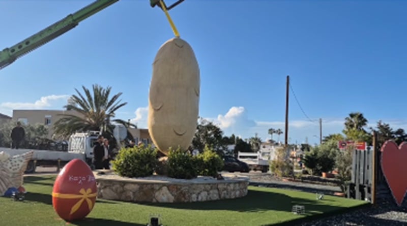 ΒΙΝΤΕΟ: Επέστρεψε στον «θρόνο» της η πατάτα της Ξυλοφάγου