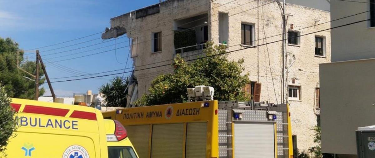 Λεμεσός: Τύχη-βουνό για ζεύγος-Έφυγαν από το διαμέρισμα λίγο πριν καταρρεύσει